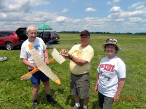 The 'Maple Leaf' trio: Canadians Jim Moseley, Eric & Heather Grigg