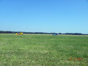 Stearman’s taxiing out for takeoff