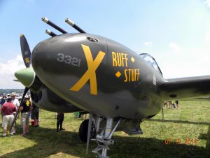 The business end of the P-38