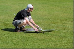 FlyBoyz Flight Engineer Corey O'Neill waiting for the 'Launch' signal!