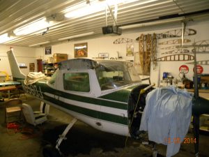 Cessna 150 in EAA Restoration Shop