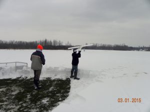 If the skis don't work, hand launching does!
