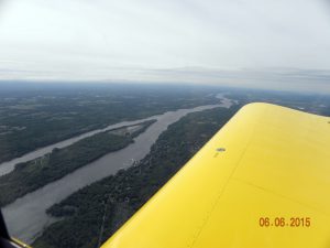 Crossing the Hudson River south of Albany, NY.