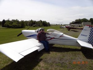 Fred Edmunds and his RV-7.