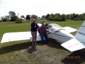 Flying buddies and fellow RV owner/pilots Steve Dwyer and Fred Edmunds.