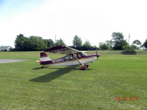 A pretty Citabria taxing for take off from Kline Kill.