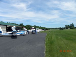 Another shot looking north at the flight line and runway at Kline Kill.