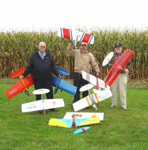 Group at Hobby Hideaway, 2009 L to R: Pat King, Jim Swearingen, John Cralley