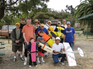 Some of a California group that made 428 Ringmaster flights during 2010 Fly-A-Thon