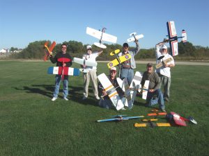 Group that flew at the Burlington Model Airplane Club’s field, 2011