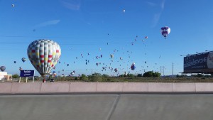 Typical street view of Mass Launch in progress.