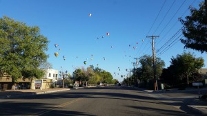 Typical street view of Mass Launch in progress.