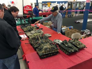 A very nice display of R/C tanks. There was some great detail on these tanks!