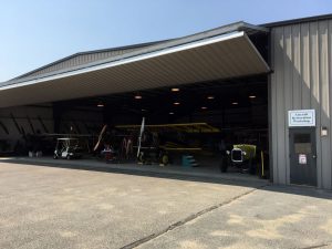 The Aircraft Restoration Workshop hanger - full of planes!