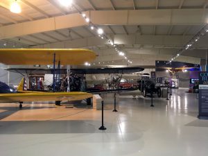A view inside one of the main display hangers.