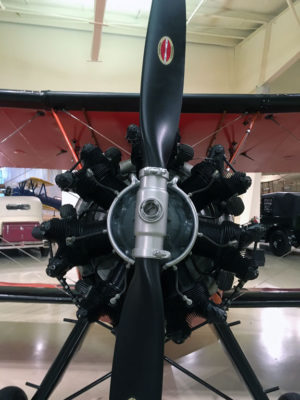 Business end (radial engine) of the 1933 Waco UBF-2