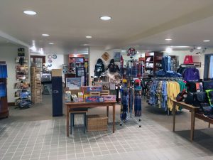 The museum features a clean and well stocked gift shop.