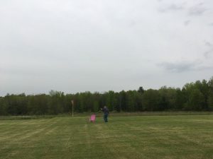 The handoff of the flight controls