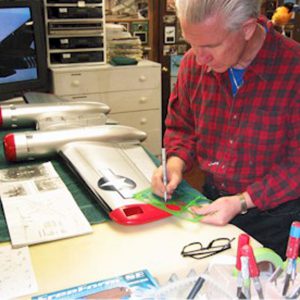 Windy Urtnowski at work in his shop