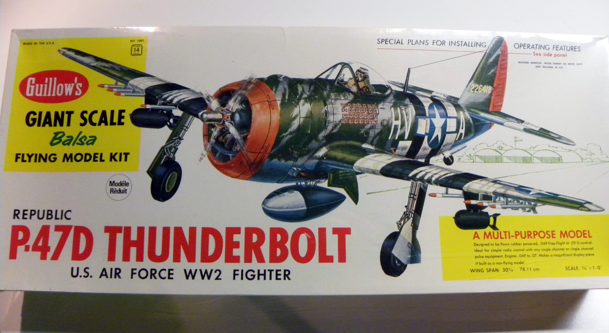 Guillow’s P-47D Thunderbolt | FlyBoyz