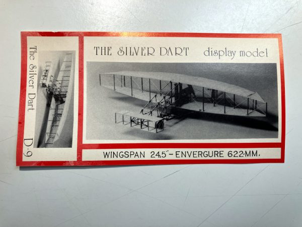 Easy Built Models Silver Dart