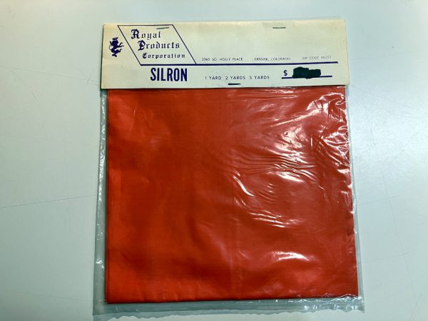 Royal Products Model Airplane Silron Covering - Orange, 2 Yards, Sealed Package