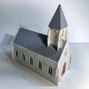 Plasticville Lot of 3 Buildings: Gas Station, Church, Train Station Platform - Image 4