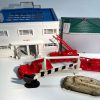 Plasticville Lot of 2 Buildings & 1 Accessory Group: Hospital, Police Dept., Street Accessories - Image 5
