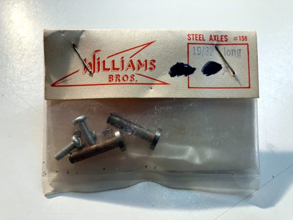Williams Bros. 19/32" Long Steel Axles