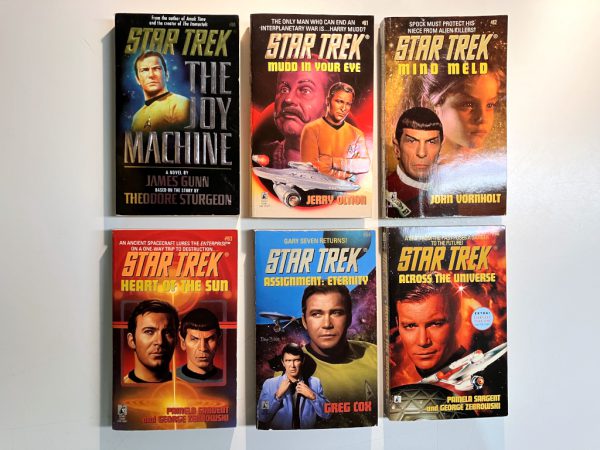 Vintage Star Trek 6 Book Bundle, #80-84, #88 Pocket Books paperbacks 1990's