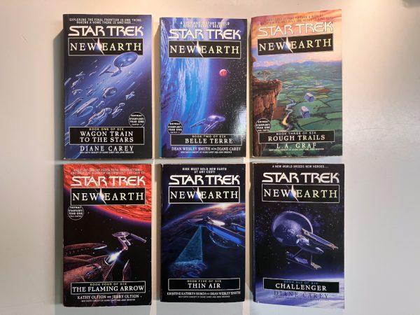 Vintage Star Trek 6 Book Bundle: New Earth Series, Pocket Books paperbacks 2000