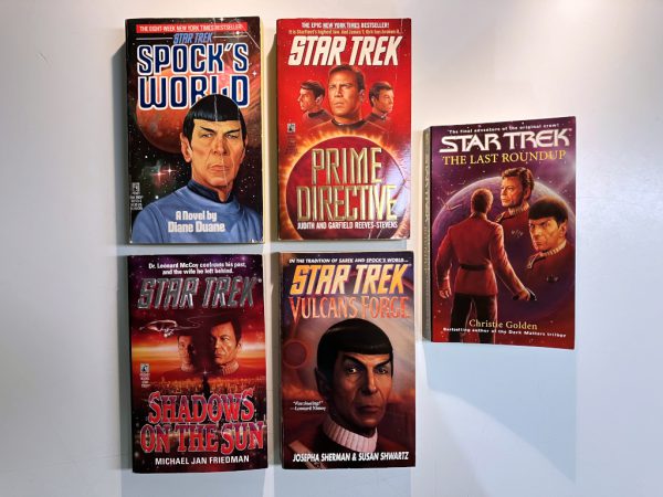 Vintage Star Trek 5 Book Bundle: Star Trek The Original Series Pocket Books paperbacks 1980's-2000's