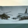 Revell Air Attack Deluxe Combo F-15C Eagle Jet & AH-64 Apache Helicopter Kit #85-6672 - Image 2