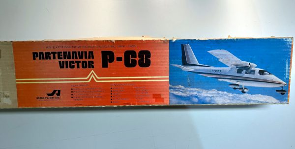Astro Flight Inc Partenavia Victor P-68 R/C Model Plane Kit - Rare