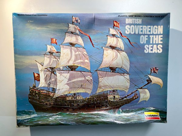 Lindberg British Sovereign Of The Seas 1:250 Scale Plastic Model Kit #854