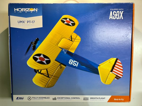 Horizon Hobby E-flite UMX PT-17 R/C Park Flyer Plane with/AS3X BNF