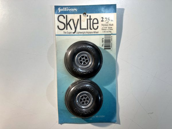 Sullivan SkyLite 2.75" Lightweight Model Airplane Scale Wheels