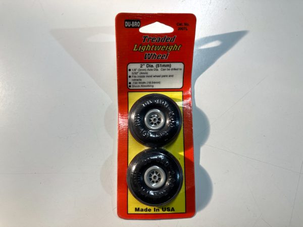 Du-Bro 2" Treaded Lightweight Wheels